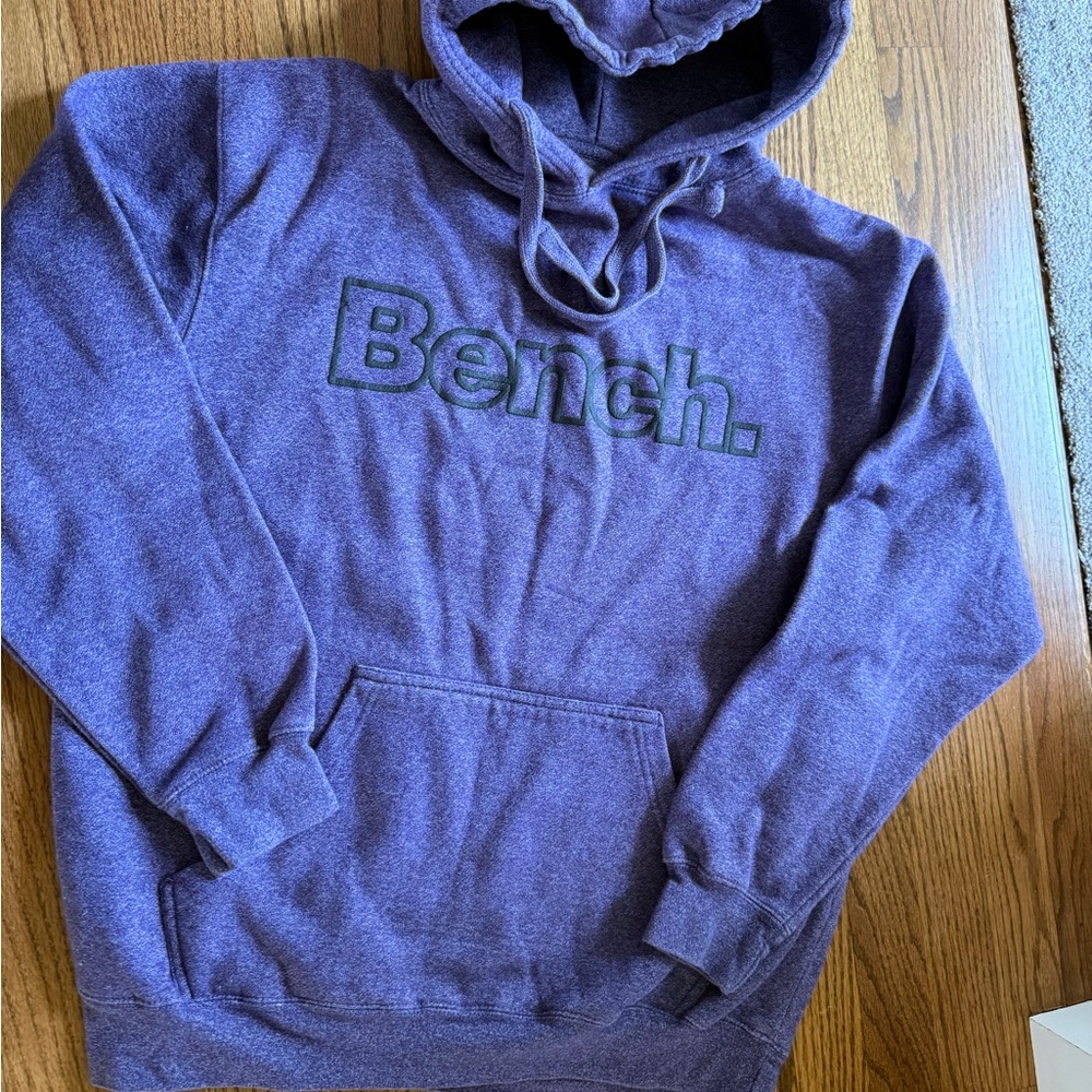 Bench Purple Cozy Hooded Sweater